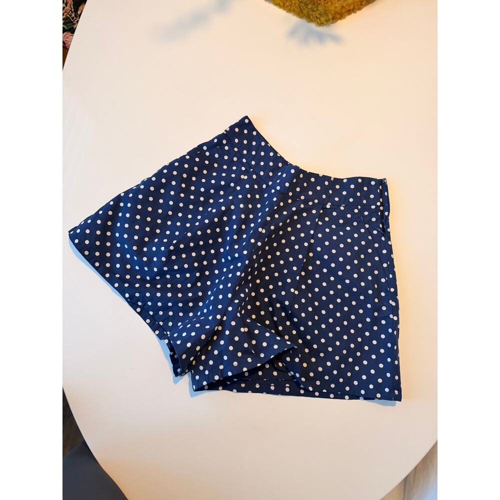 WeWoreWhat Navy Polka Dot Mini Shorts - Size XS